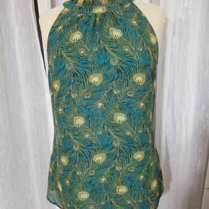 Liberty of London size M green floral top